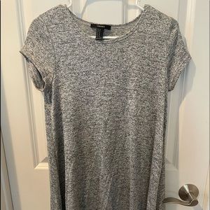 Forever 21 Gray Mini Casual‎ Dress